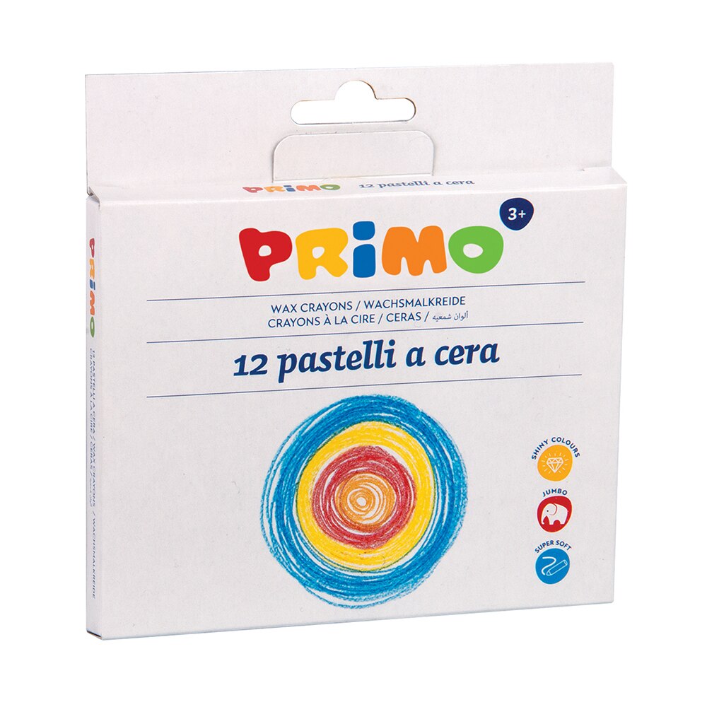 Creioane cerate Morocolor diametru 9mm, 12 culori/cutie
