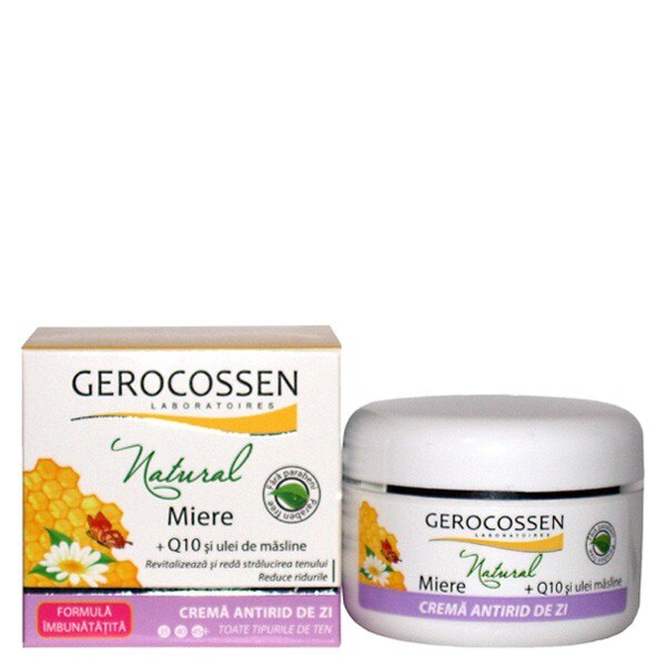 Crema antirid de zi Gerocossen Natural Q10, 100 ml