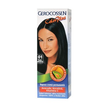 Vopsea Gerocossen Color Plus, 0.1, Negru albastrui Vopsea Gerocossen Color Plus, 0.1, Negru albastrui