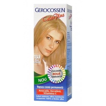 Vopsea Gerocossen Color Plus, 13.1, Blond sampanie Vopsea Gerocossen Color Plus, 13.1, Blond sampanie