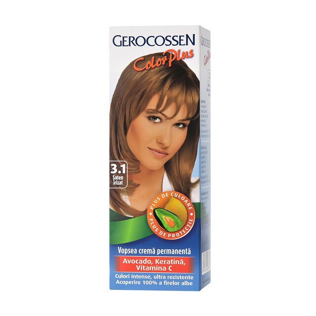 Vopsea Gerocossen Color Plus, 3.1, Saten irizat