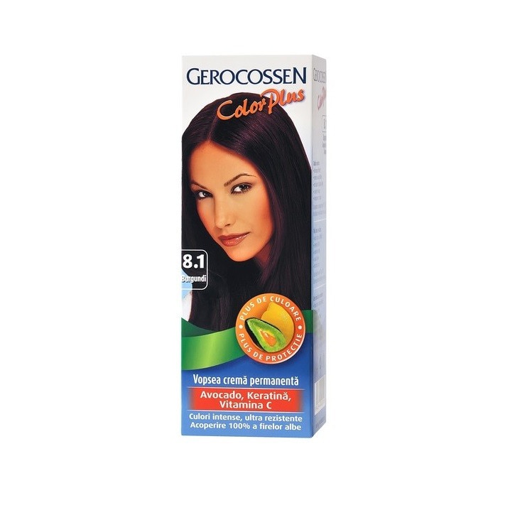 Vopsea Gerocossen Color Plus, 8.1, Burgundi