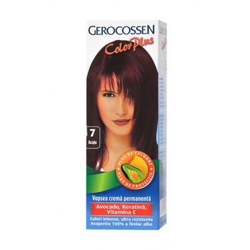 Vopsea Gerocossen Color Plus, 7, Acaju Vopsea Gerocossen Color Plus, 7, Acaju