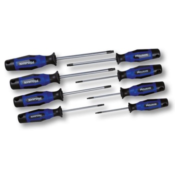 Set surubelnite TX Torx PROJAHN cu maner anti-alunecare 8 buc/set Set surubelnite TX Torx PROJAHN cu maner anti-alunecare 8 buc/set