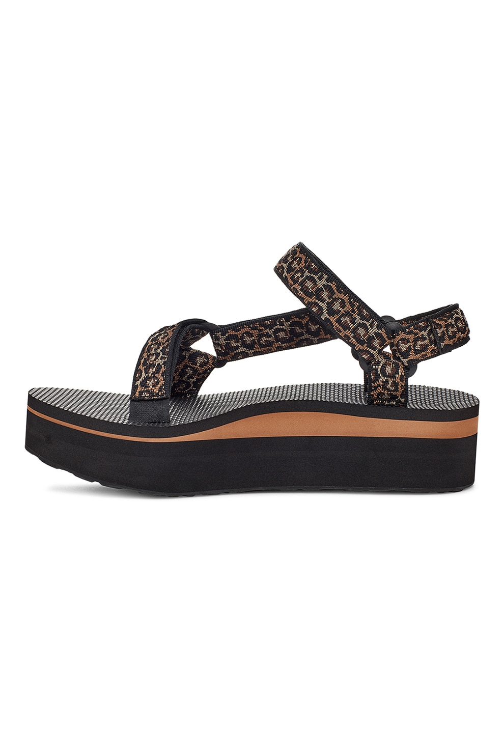 leopard teva flatform