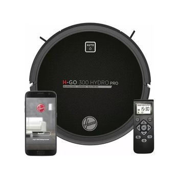 Aspirator Robot Hoover HGO330HC, 720 W, 0.35 L, Aspira Si Spala, Wi-Fi, Alexa&Google Home, 120 min, Negru Aspirator Robot Hoover HGO330HC, 720 W, 0.35 L, Aspira Si Spala, Wi-Fi, Alexa&Google Home, 120 min, Negru