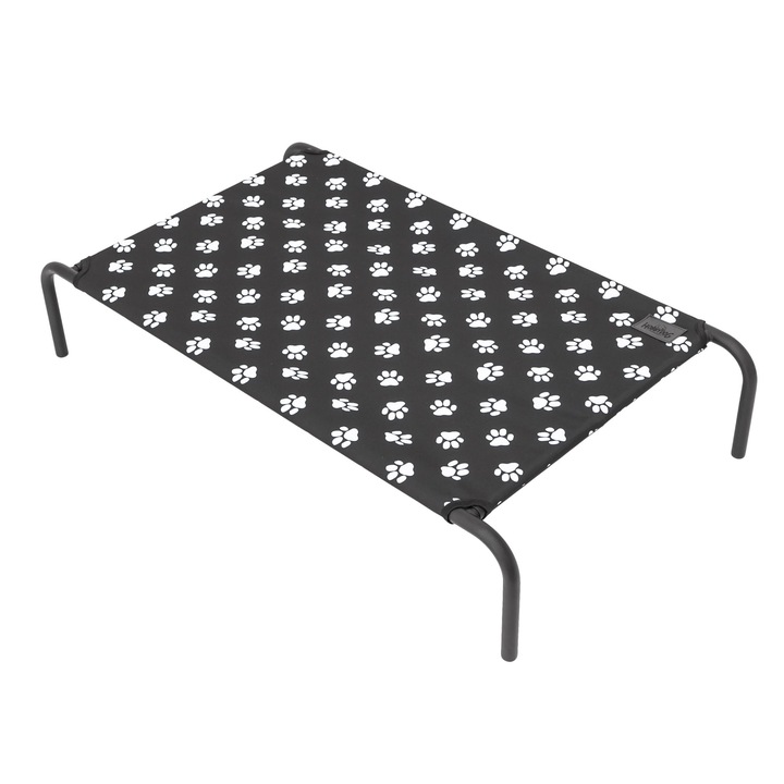 Culcus pentru animale "Iron" Negru, Alb, 120x68x20 cm