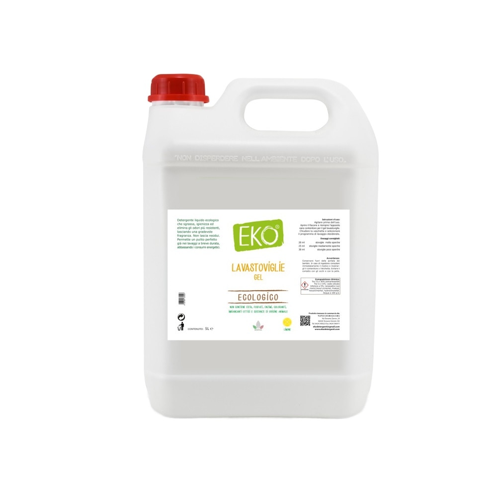 Detergent de vase, EKO, Ecologic, Fara parfum, 5 L