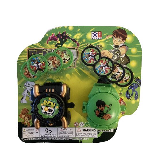 Set doua ceasuri tip ben 10 cu 8 proiectile discuri