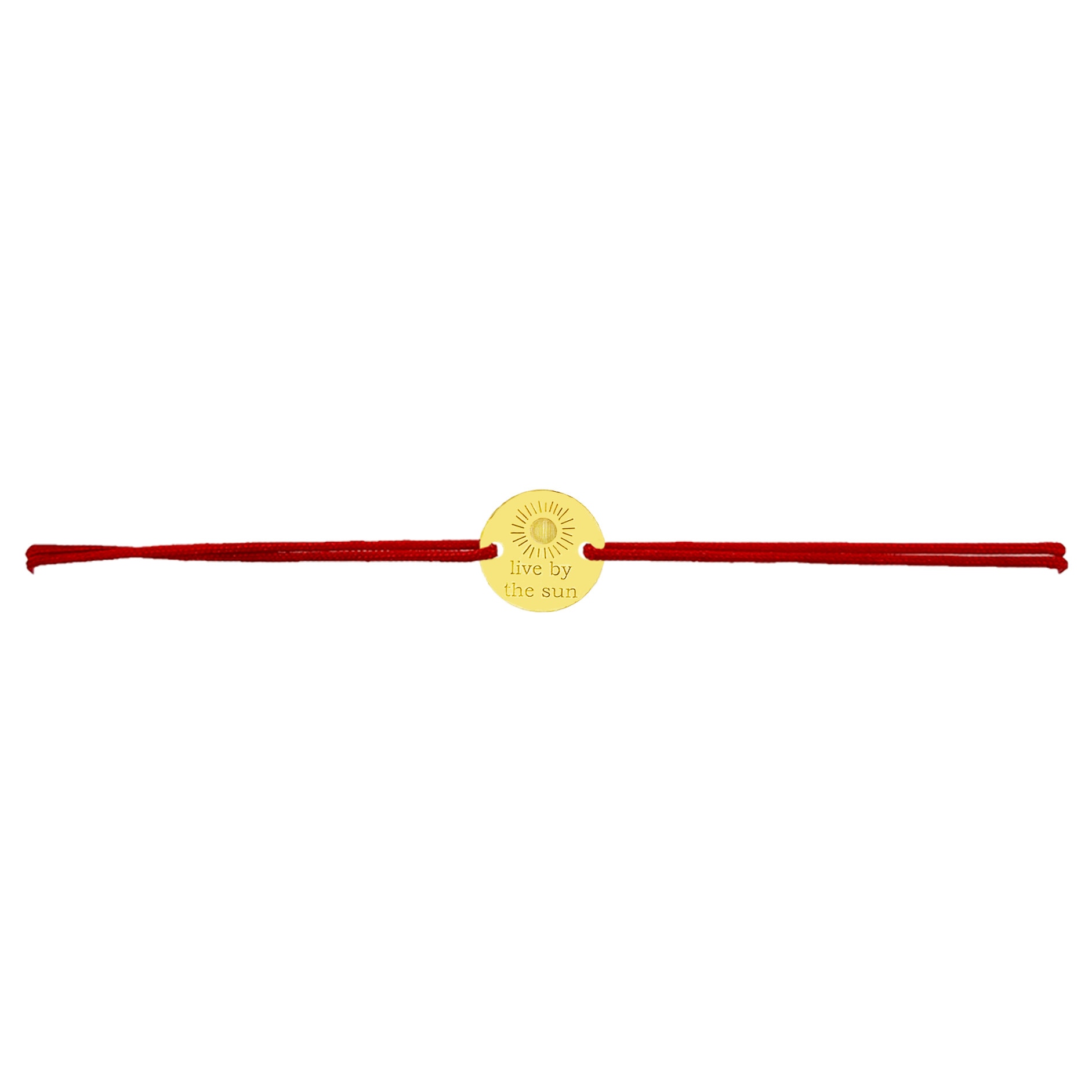 Bratara snur reglabil, Grata, Live By The Sun, Au 14 K