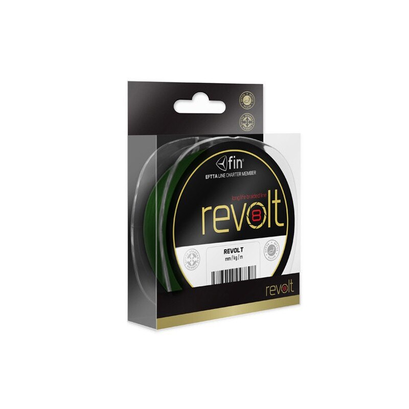 Fir FIN Revolt 8X / 122m / verde 0,18mm 30,4lbs