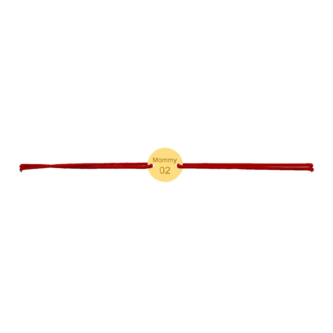 Bratara snur reglabil, Grata, Mommy 02, Au 14 K