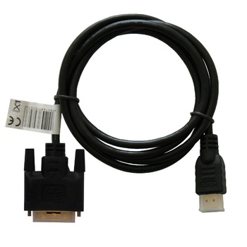 Cablu HDMI la DVI (tata-tata), Savio CL-139, 1.8m, conectori placati cu aur Cablu HDMI la DVI (tata-tata), Savio CL-139, 1.8m, conectori placati cu aur