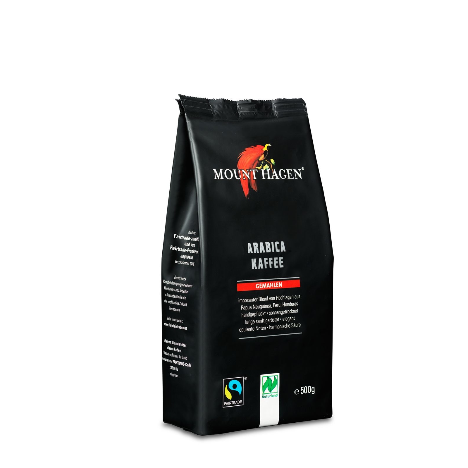 Cafea Bio Arabica prajita si macinata 500gr, Mount Hagen