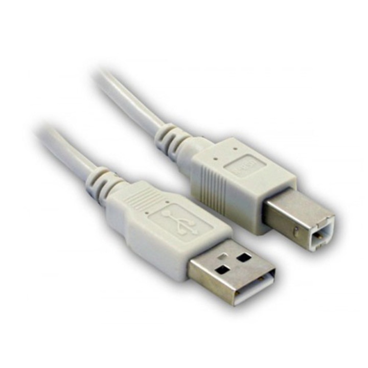 Cablu de date, Wiretek, Tip USB AB, 5m
