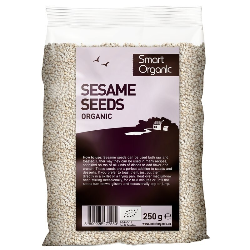 Seminte de susan integral eco 250g Dragon Superfoods