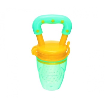 Accesoriu pentru hranire fructe din silicon, 6+ luni, fara BPA, Multicolor Accesoriu pentru hranire fructe din silicon, 6+ luni, fara BPA, Multicolor