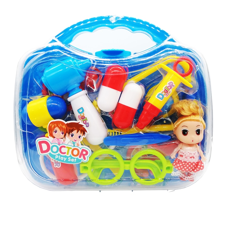 Set trusa doctor, " Doctor Playset",14 piese