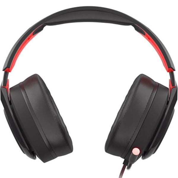 Casti gaming Genesis Radon, Microfon, USB, Cablu 2,1 m, Stereo, Negru / Rosu