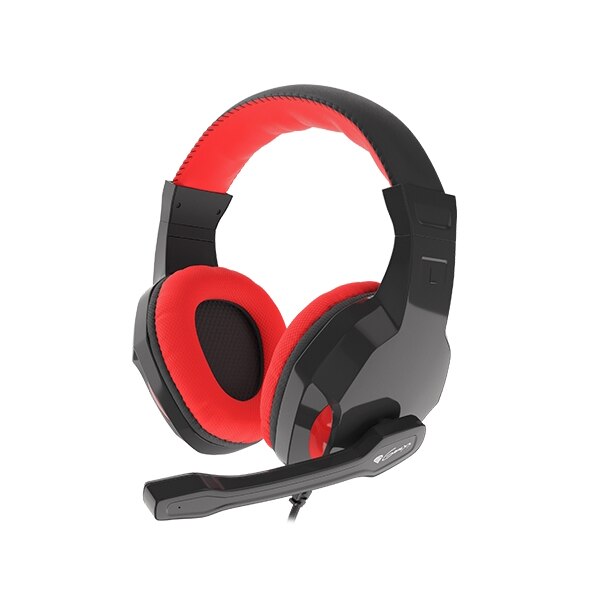 Casti gaming Genesis Argon, Microfon, Stereo, Negru / Rosu