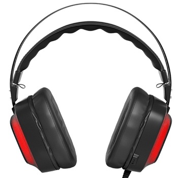 Casti gaming Genesis Radon, Microfon, Stereo, USB, Negru/ Rosu Casti gaming Genesis Radon, Microfon, Stereo, USB, Negru/ Rosu