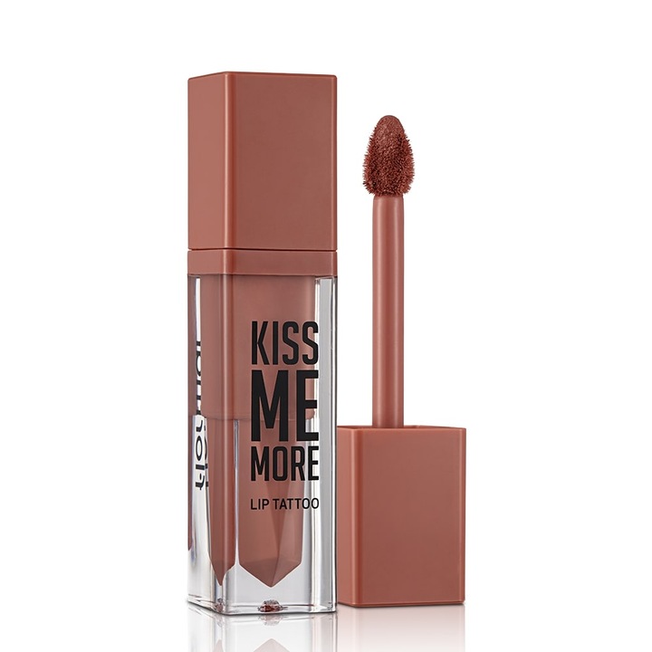 Дълготрайно течно матово червило Flormar, Kiss Me More Lip Tattoo, Nudist, 017