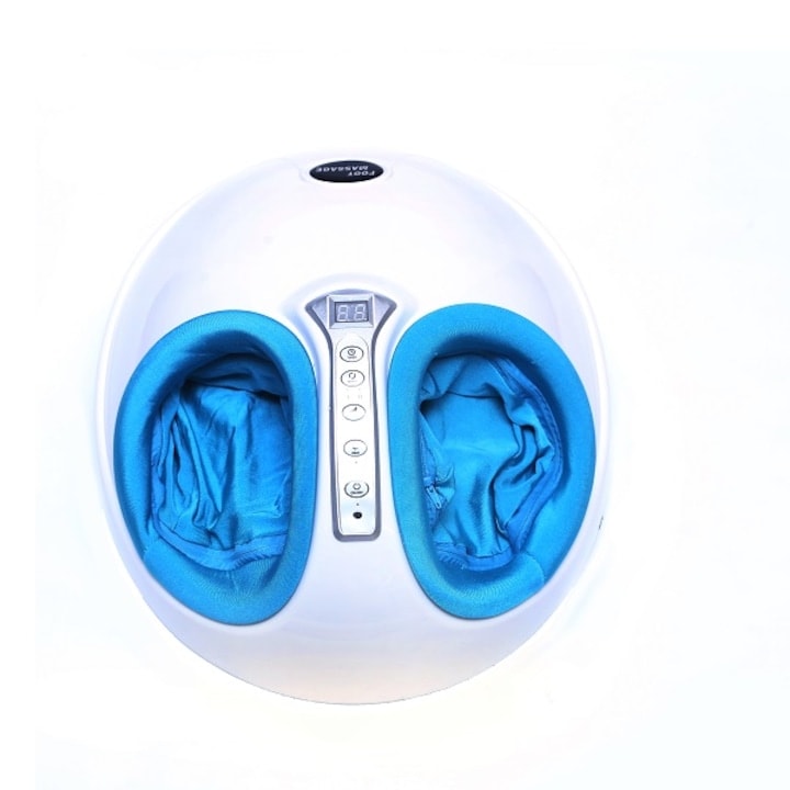 Nizi lábmasszírozó, 3 intenzitású fokozat, fűtési funkció, időzítő 5-30 perc, távirányító, 40 W