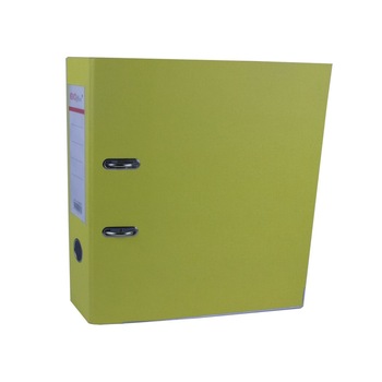 Biblioraft carton plastifiat cu margine metalica,buzunar plastic A4 5cm/7.5cm EVOffice, galben Biblioraft carton plastifiat cu margine metalica,buzunar plastic A4 5cm/7.5cm EVOffice, galben