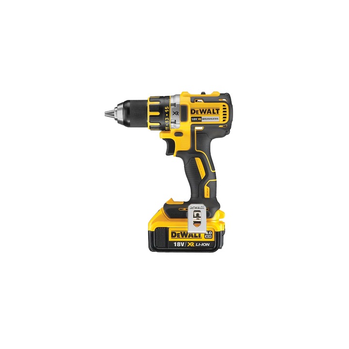 Akkus fúró és csavarhúzó, Li-Ion XR, 18 V, 4,0 Ah, DeWalt