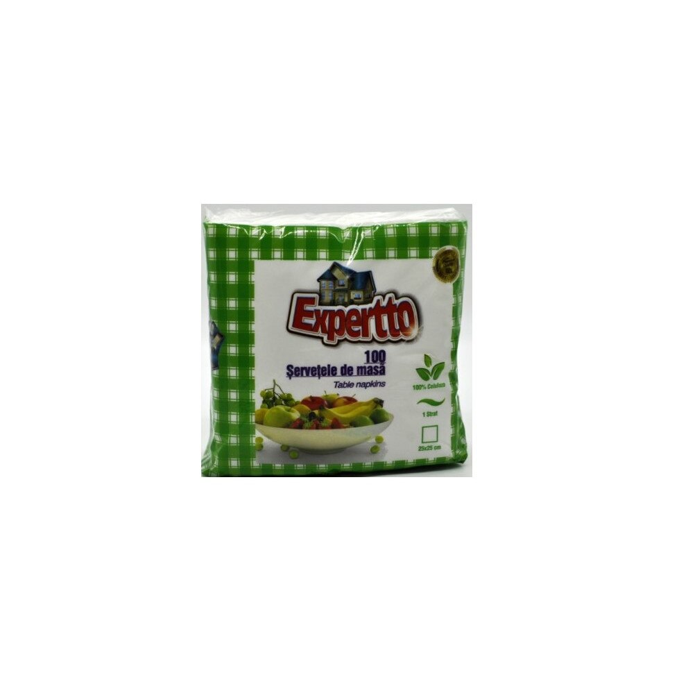 Servetele de masa 25×25 cm Expertto, 100 buc/pachet