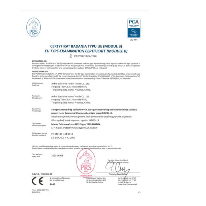 Masca de protectie calitate premium ambalate individual, standard FFP2/KN95 din 5 straturi , CE 1463, BFE>95, culoare Roz
