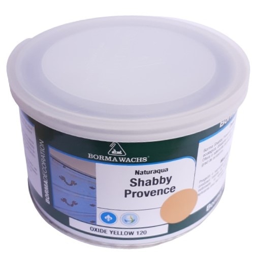 Vopsea de creta vintage Shabby, Borma Wachs, Galben Oxid, 0,375 kg
