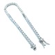 Bratara tennis, Agavi, argint 925, cu zirconiu/diamant, alb/argintiu, 18 cm
