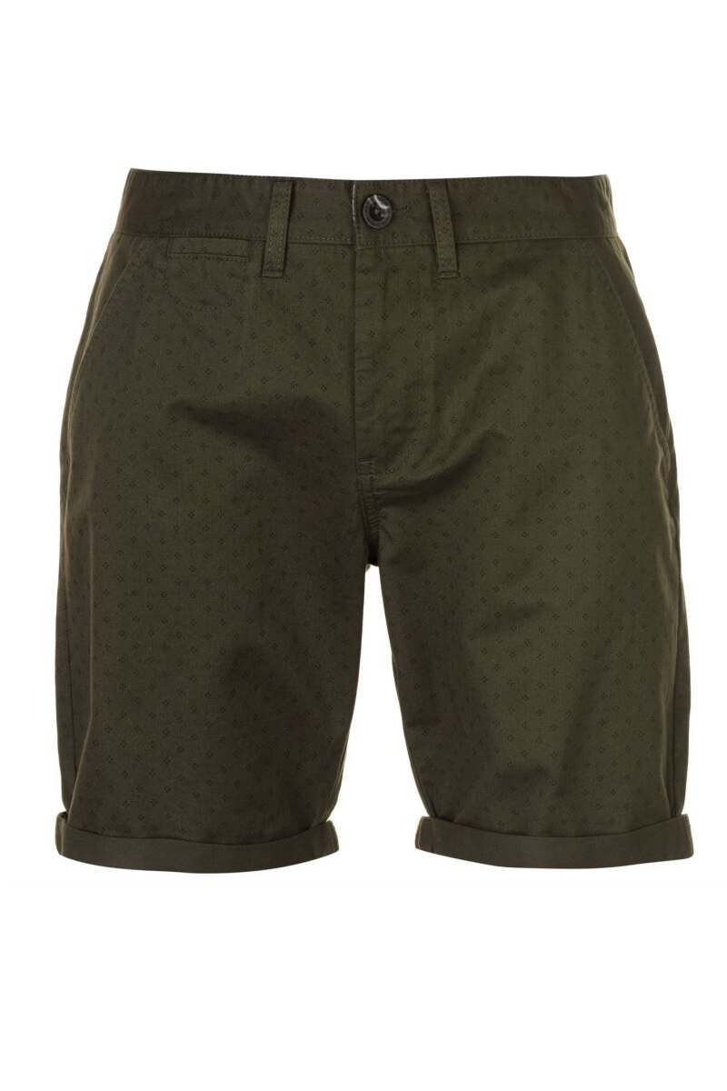 Pantaloni scurti Pierre Cardin Pattern, Bumbac, Kaki, L