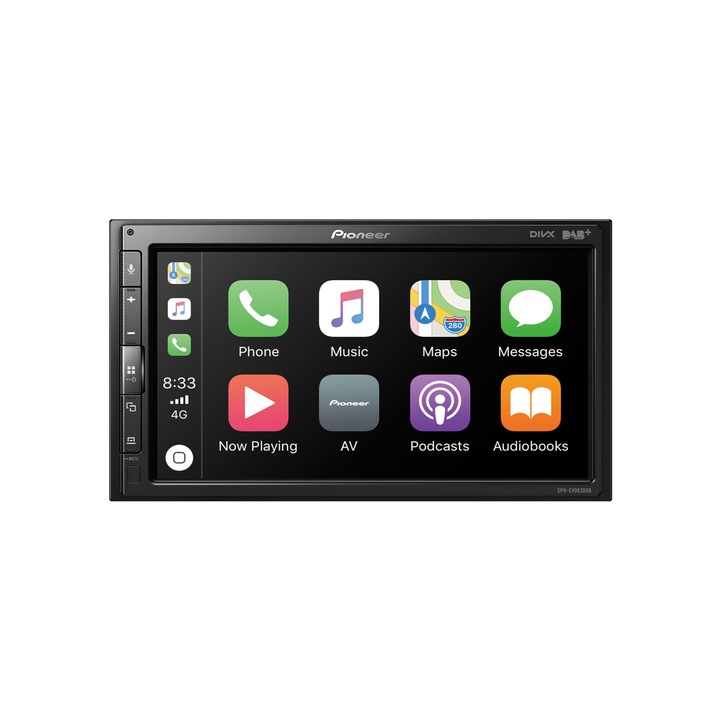 Autós multimédia lejátszó Pioneer SPH-EVO62DAB, 2 DIN, 6,8'', Bluetooth, Spotify, Apple Carplay, Android Auto, WebLink, DAB/DAB+ digitális rádió, Waze
