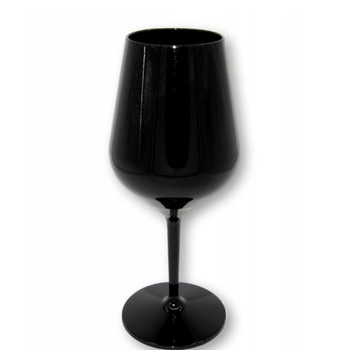 Pahar premium vin tritan, GetBio, Negru, 470 ml,1 bucata/set Pahar premium vin tritan, GetBio, Negru, 470 ml,1 bucata/set