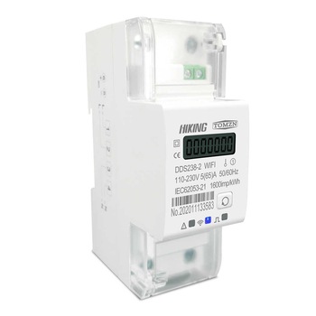 Contor monofazat inteligent WiFi pentru monitorizare energie electrica 110V 220V 50/60Hz, compatibil Tuya / Smartlife Contor monofazat inteligent WiFi pentru monitorizare energie electrica 110V 220V 50/60Hz, compatibil Tuya / Smartlife