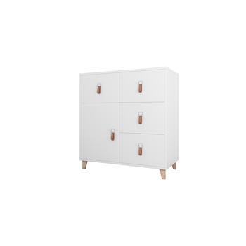 Comoda, Cb, Andrei 4S, Alba, 90x97x45 cm Comoda, Cb, Andrei 4S, Alba, 90x97x45 cm