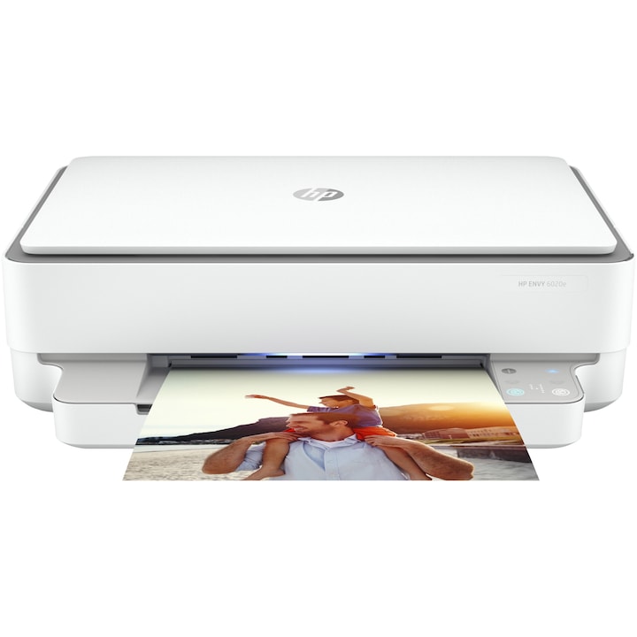 Мултифункционално мастиленоструйно цветно устройство HP ENVY 6020e All-in-One Printer, Wireless, A4, HP+ съвместим, Instant Ink