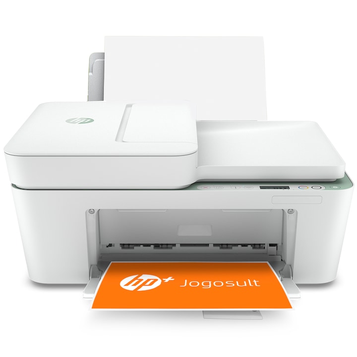 HP Deskjet Plus 4122E multifunkciós tintasugaras nyomtató, wifi, A4, ADF, 4800x1200, mentazöld, HP+ szolgáltatás, 6 hónap ingyenes Instant Ink