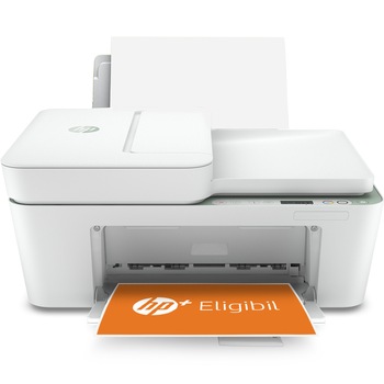 Multifunctional Inkjet color HP DeskJet Plus 4122e All-in-One, Wireless, A4, Mint Green, HP+ eligibil Multifunctional Inkjet color HP DeskJet Plus 4122e All-in-One, Wireless, A4, Mint Green, HP+ eligibil