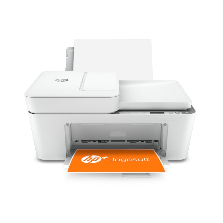 Многофункционален цветен мастиленоструен принтер HP DeskJet 4130E, A4, ADF, Wi-Fi, HP+, 6 месеца Instant Ink (26Q93B)