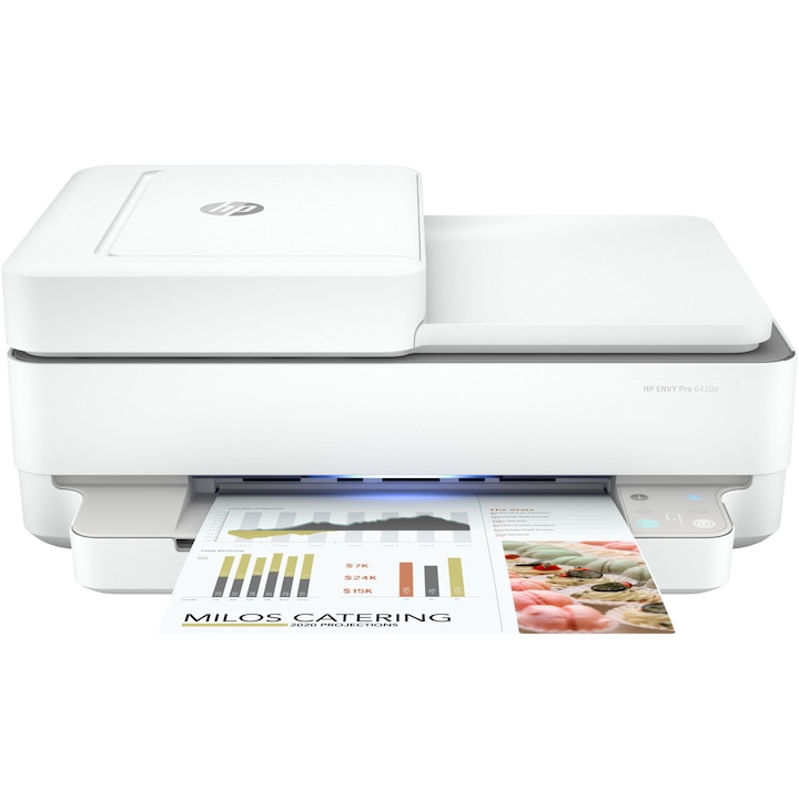 Мултифункционално мастиленоструйно цветно устройство HP ENVY PRO 6420E All-in-One Printer, Wireless, A4, HP+ съвместим, Instant Ink