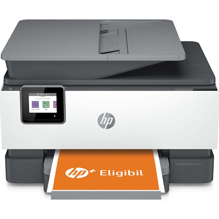 Multifunctional inkjet color HP OfficeJet PRO 9010E, Retea, Wireless, Duplex, ADF, A4, HP Plus, Eligibil Instant Ink