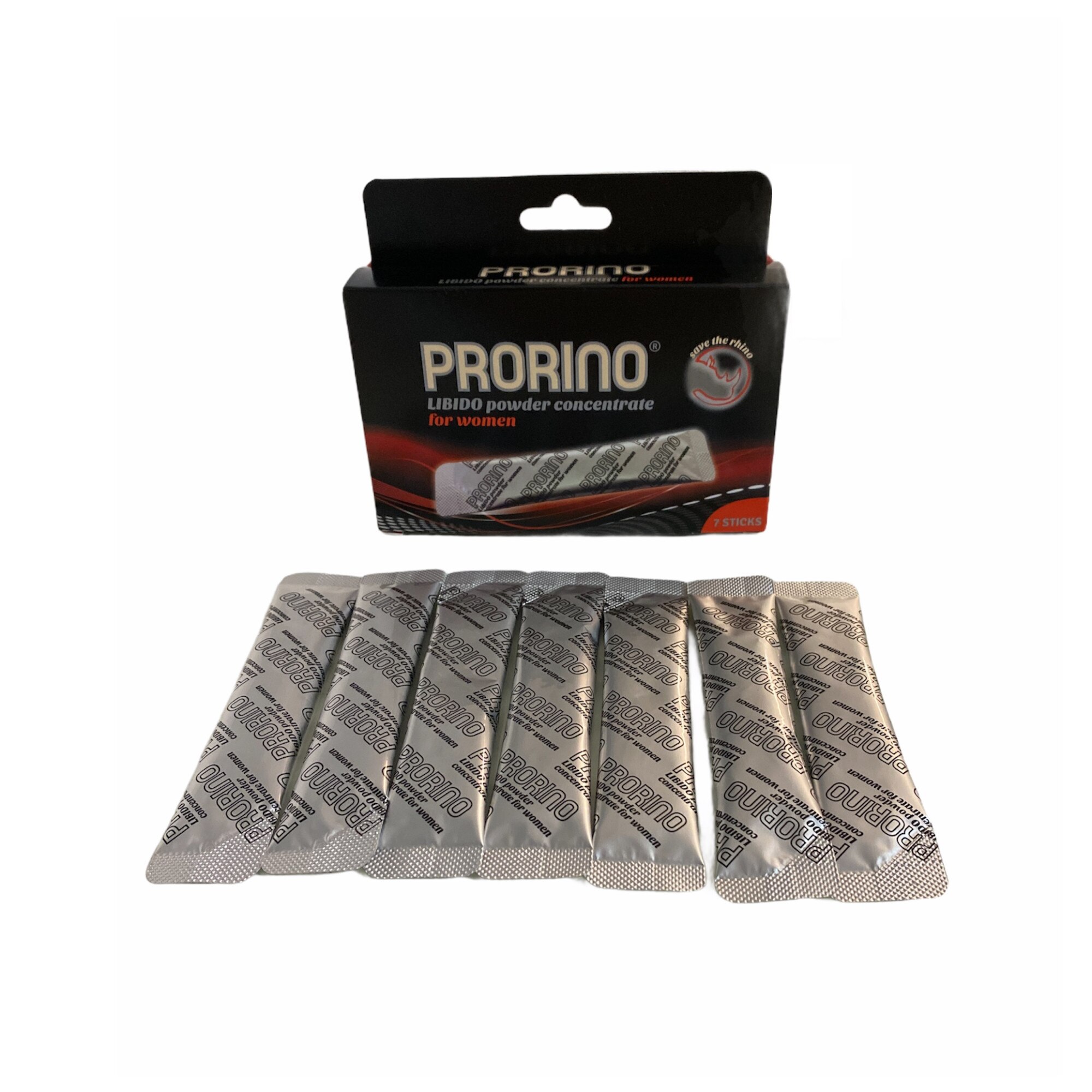 Afrodisiac pudra concentrata Prorino Powder Libido Women, pentru libidou femei, 7 plicuri pudra