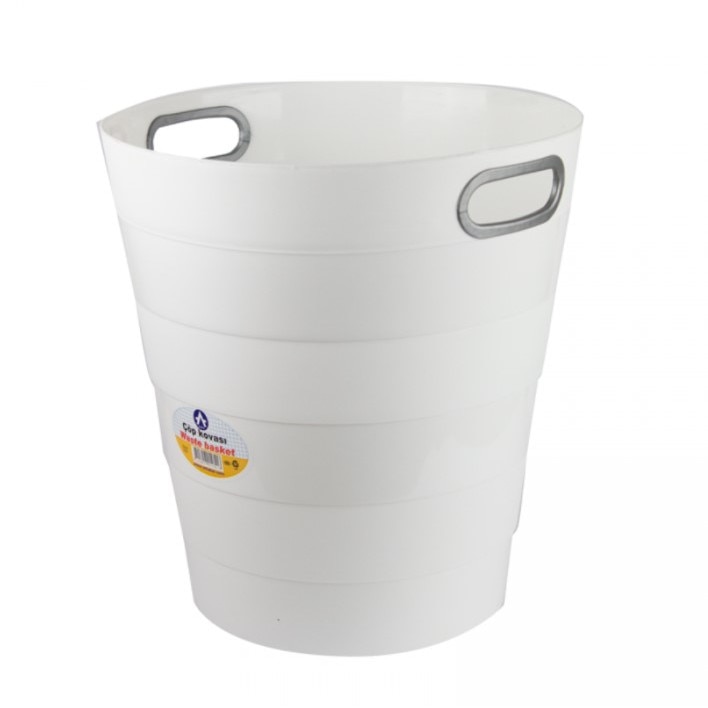 Cos de birou ARK cu maner 12,5l, alb