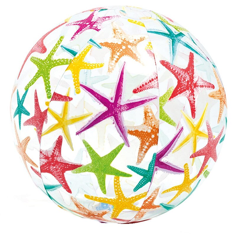 Minge de plaja pentru copii, Intex, Stele de mare, diametru 51 cm