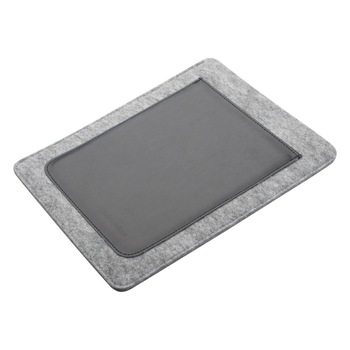 Husa tableta din pasla cu buzunar, compatibil Apple iPad, piele ecologica, Gri/Negru, 10 inch Husa tableta din pasla cu buzunar, compatibil Apple iPad, piele ecologica, Gri/Negru, 10 inch