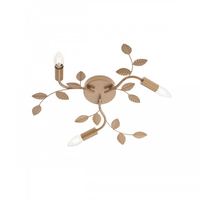 Lustra Redo Tiara, bronz antic, 3XE14, 02-979