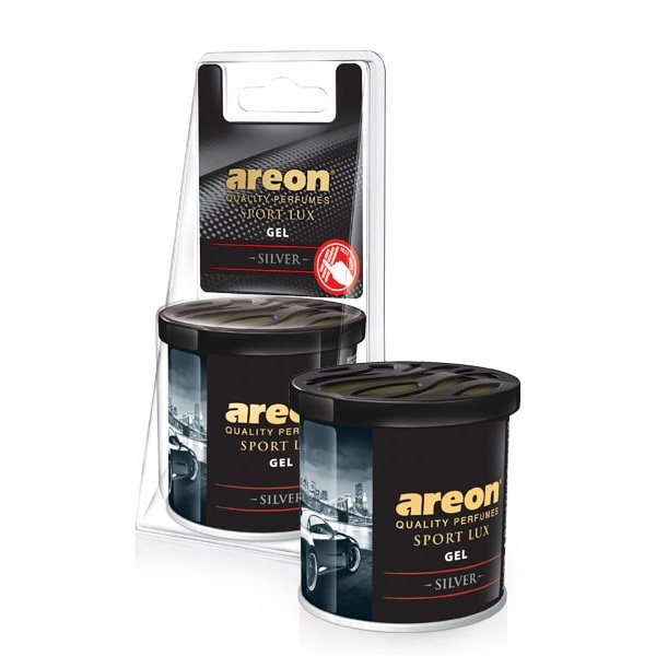 Odorizant auto Areon Gel Can Sport Lux Silver